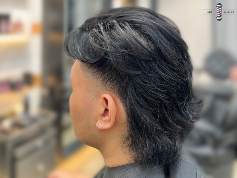 ACM BARBER TAPER MULLET HAIRCUT