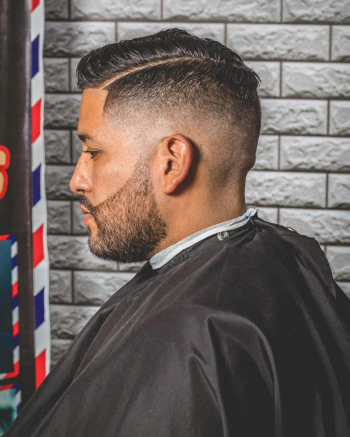 Fade Haircut with Stubble​, best beard styles